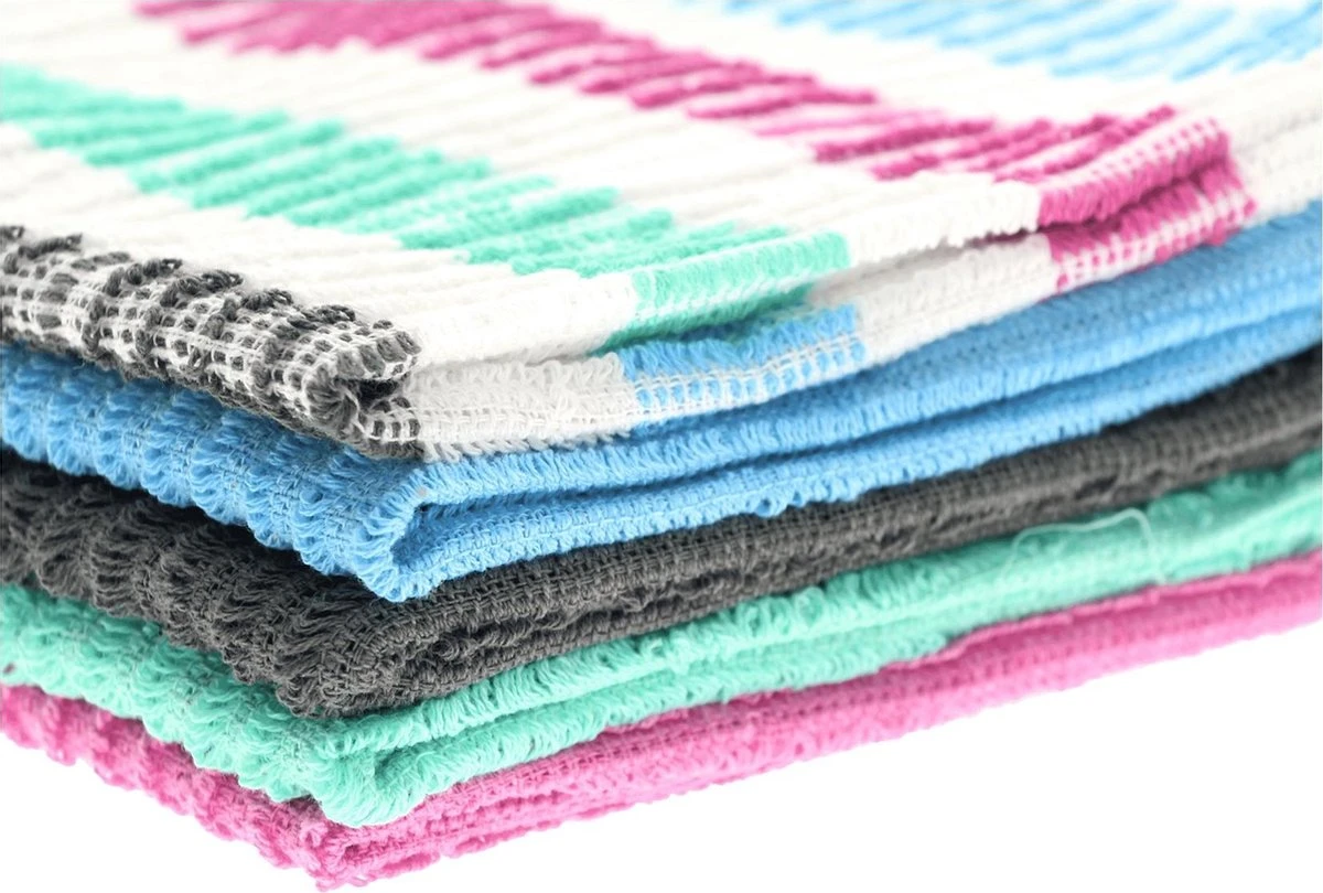 Sorbo Badstof Vaatdoeken 35 X 35 Cm 5 Stuks 6 Sorbo Badstof Vaatdoeken 35 X 35 Cm 5 Stuks - Afbeelding 4