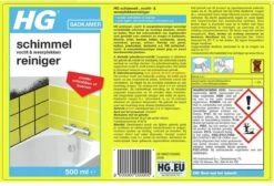 HG Schimmelreiniger - 500ml - De NR 1 Schimmelverwijderaar - Vernietigt De Hardnekkigste Schimmel - Geschikt Voor De Badkamer, Tegel-, Siliconenvoegen, Stucwerk 6 HG Schimmelreiniger - 500ml - De NR 1 Schimmelverwijderaar - Vernietigt De Hardnekkigste Schimmel - Geschikt Voor De Badkamer, Tegel-, Siliconenvoegen, Stucwerk -Schoonmaakartikelen Winkel 1200x814 4