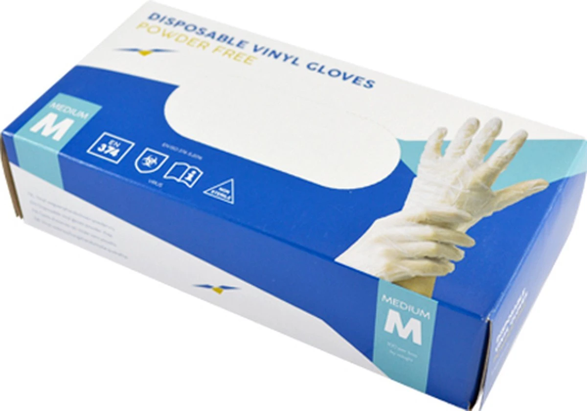 Merkloos Wegwerp Handschoenen - Vinyl Handschoenen - Poedervrij - Wit - Maat M - 100 Stuks 9 Merkloos Wegwerp Handschoenen - Vinyl Handschoenen - Poedervrij - Wit - Maat M - 100 Stuks - Afbeelding 7