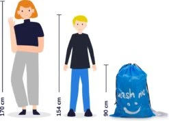 Wonair - Grote Waszak - 60x90cm - Hemelsblauw - Met Trekkoord En Draagband 17 Wonair - Grote Waszak - 60x90cm - Hemelsblauw - Met Trekkoord En Draagband -Schoonmaakartikelen Winkel 1200x860