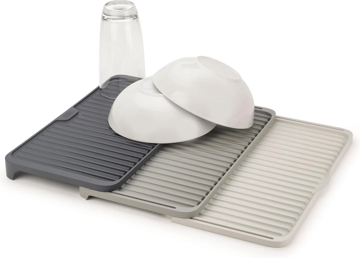 Joseph Joseph - Tier - Afdruipmat - Uitschuifbaar - Grijs 9 Joseph Joseph - Tier - Afdruipmat - Uitschuifbaar - Grijs - Afbeelding 7