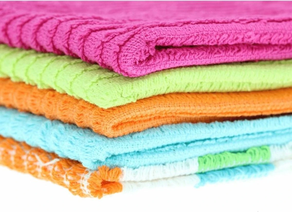 Sorbo Badstof Vaatdoeken 35 X 35 Cm 5 Stuks 4 Sorbo Badstof Vaatdoeken 35 X 35 Cm 5 Stuks - Afbeelding 2