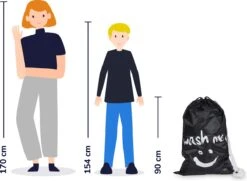 Wonair - Waszak Groot - 60x90cm - Zwart - Met Trekkoord En Draagband 15 Wonair - Waszak Groot - 60x90cm - Zwart - Met Trekkoord En Draagband -Schoonmaakartikelen Winkel 1200x877