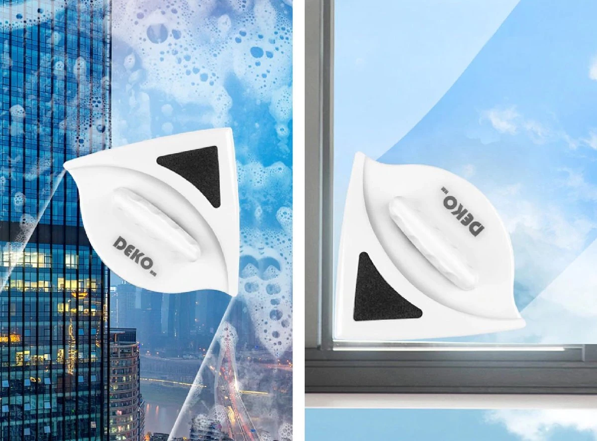 Leadle® Magnetische Raamwisser - Raamtrekker Professioneel - Glas Reiniger - Ruitenreiniger - Glascleaner - Ramen Wassen - Enkel Glas 4 Leadle® Magnetische Raamwisser - Raamtrekker Professioneel - Glas Reiniger - Ruitenreiniger - Glascleaner - Ramen Wassen - Enkel Glas - Afbeelding 2