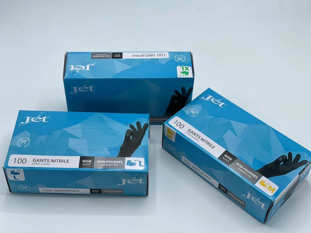 Merkloos Medische Wegwerp Handschoenen - 100 STUKS - Categorie 3 - Soft-Nitril - Poedervrij - Latex Vrij - ZWART - MAAT L 3 Merkloos Medische Wegwerp Handschoenen - 100 STUKS - Categorie 3 - Soft-Nitril - Poedervrij - Latex Vrij - ZWART - MAAT L