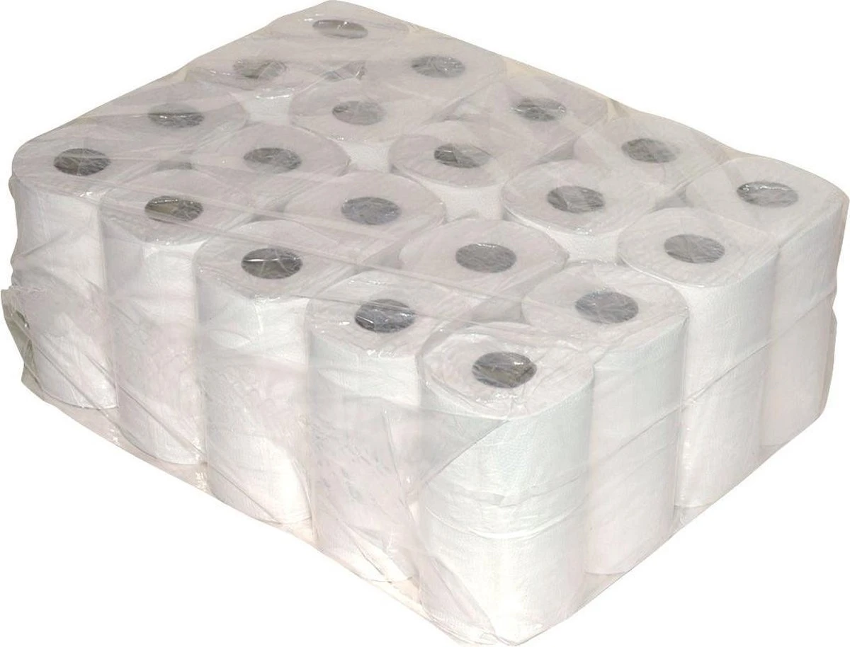 Toilet/WC Papier 2-laags - Recycled - Wit - 10 X 4 Rollen 3 Toilet/WC Papier 2-laags - Recycled - Wit - 10 X 4 Rollen