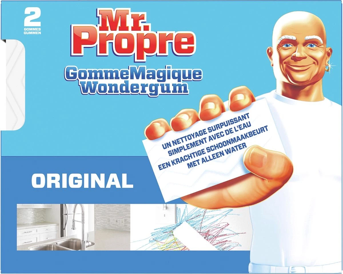 MR PROPER ERASER ORIGINAL 2 Stuks - Schoonmaak Spons 3 MR PROPER ERASER ORIGINAL 2 Stuks - Schoonmaak Spons