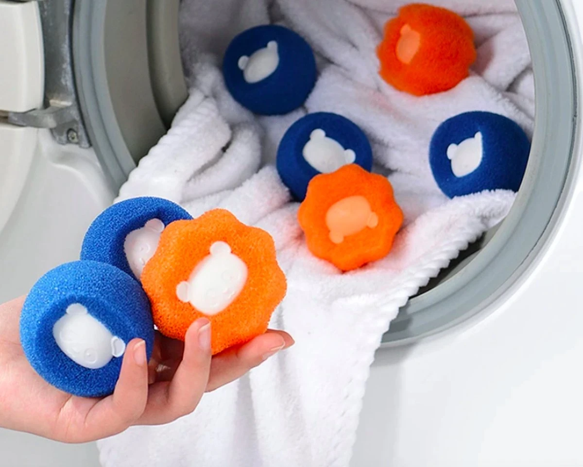 Merkloos Wasbol - Kat - Haarverwijderaar Voor Huisdieren - Haarverwijderaar - Wasbollen Voor Wasmachine - Wasbollen - 6 Stuks - Drogerballen. 4 Merkloos Wasbol - Kat - Haarverwijderaar Voor Huisdieren - Haarverwijderaar - Wasbollen Voor Wasmachine - Wasbollen - 6 Stuks - Drogerballen. - Afbeelding 2