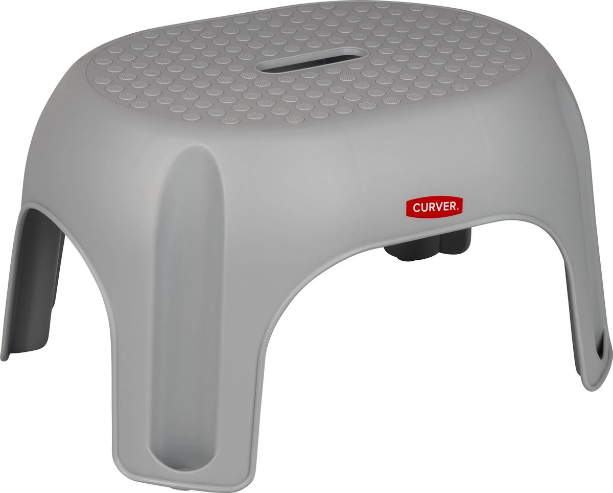Curver One Step Opstapje Lichtgrijs 3 Curver One Step Opstapje Lichtgrijs