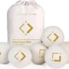 LuxerLiving Wasbol Set Van 6 - Droogt Tot 30% Sneller - Wasverzachter - Droger Ballen - Dryer Balls - Ecologisch - 100% Wol 1 LuxerLiving Wasbol Set Van 6 - Droogt Tot 30% Sneller - Wasverzachter - Droger Ballen - Dryer Balls - Ecologisch - 100% Wol -Schoonmaakartikelen Winkel 1200x971 2