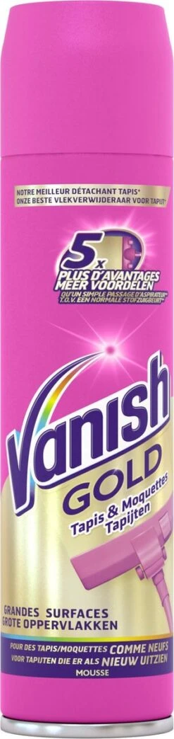 Vanish Gold Mousse Voor Tapijt Vlekkenverwijderaar - 600 Ml 13 Vanish Gold Mousse Voor Tapijt Vlekkenverwijderaar - 600 Ml -Schoonmaakartikelen Winkel 284x1200 2