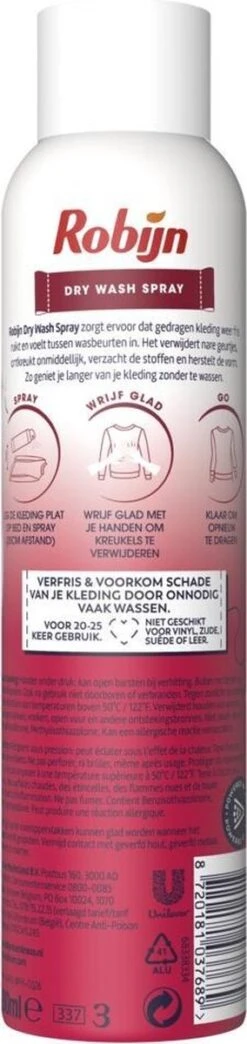 Robijn Pink Sensation Dry Wash Spray 200 Ml 11 Robijn Pink Sensation Dry Wash Spray 200 Ml -Schoonmaakartikelen Winkel 284x1200