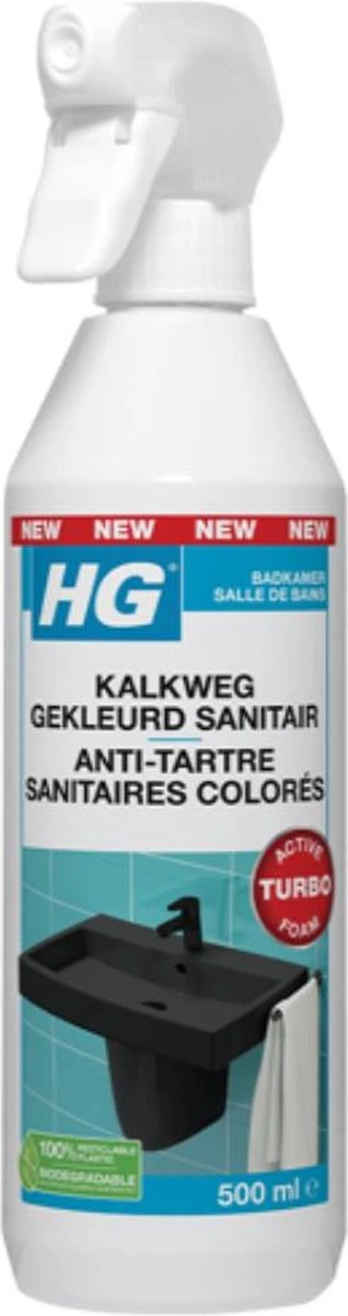 HG Kalkweg Gekleurd Sanitair 500 Ml 4 HG Kalkweg Gekleurd Sanitair 500 Ml - Afbeelding 2