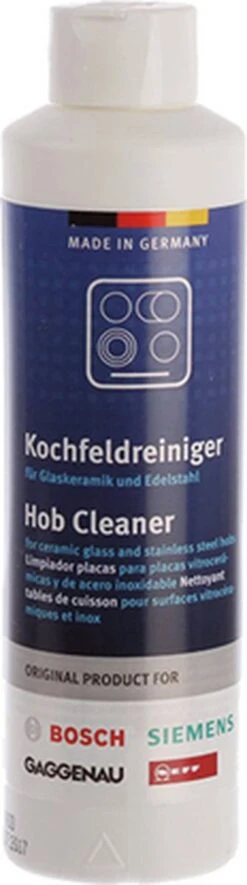 Bosch / Siemens Kookplaat Reiniger - 250 Ml 10 Bosch / Siemens Kookplaat Reiniger - 250 Ml -Schoonmaakartikelen Winkel 335x1200