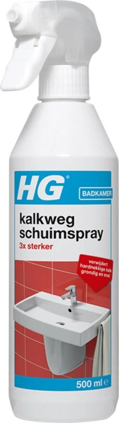 HG Kalkweg Schuimspray 3x Sterker - 500ml - Verwijdert Extreme Kalkresten - 100% Opgelost, 100% Resultaat 14 HG Kalkweg Schuimspray 3x Sterker - 500ml - Verwijdert Extreme Kalkresten - 100% Opgelost, 100% Resultaat -Schoonmaakartikelen Winkel 340x1200 1