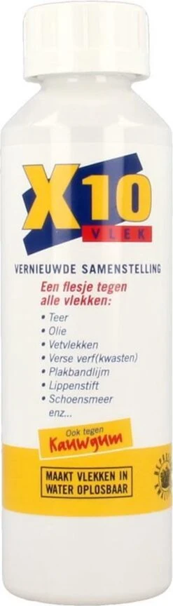 X10 Vlekken - 250 Ml - Vlekverwijderaar 9 X10 Vlekken - 250 Ml - Vlekverwijderaar -Schoonmaakartikelen Winkel 343x1200