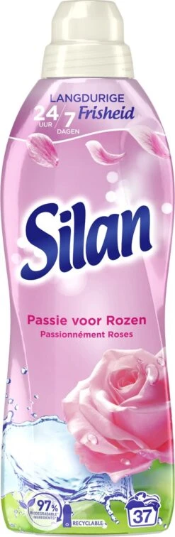 Silan Passie Voor Rozen Wasverzachter - 6 X 37 Wasbeurten - Voordeelverpakking -Schoonmaakartikelen Winkel 392x1200