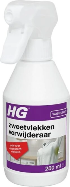 HG Zweetvlekkenverwijderaar - 250ml - Effectief Tegen Zweet- En Deodorantvlekken - Geschikt Voor Wit En Gekleurd Textiel 9 HG Zweetvlekkenverwijderaar - 250ml - Effectief Tegen Zweet- En Deodorantvlekken - Geschikt Voor Wit En Gekleurd Textiel -Schoonmaakartikelen Winkel 451x1200
