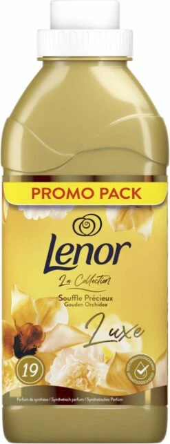 Lenor Gouden Orchidee - Wasverzachter - Voordeelverpakking 8 X 19 Wasbeurten -Schoonmaakartikelen Winkel 461x1200