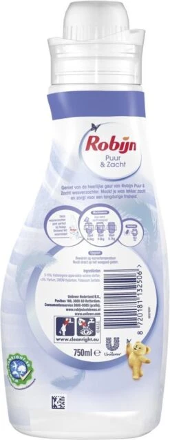 Robijn Puur & Zacht Wasverzachter - 4 X 30 Wasbeurten - Voordeelverpakking 10 Robijn Puur & Zacht Wasverzachter - 4 X 30 Wasbeurten - Voordeelverpakking -Schoonmaakartikelen Winkel 465x1200 2