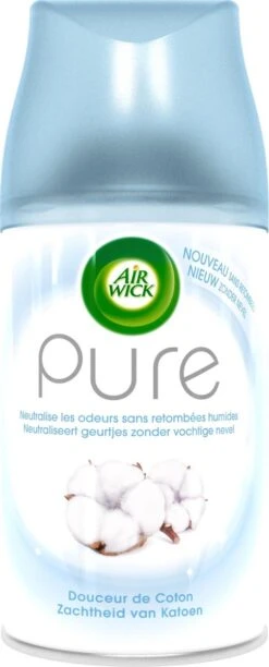 Air Wick Freshmatic Automatische Spray Luchtverfrisser - Pure Zachtheid Van Katoen Navulling - 3 Stuks - Voordeelverpakking 11 Air Wick Freshmatic Automatische Spray Luchtverfrisser - Pure Zachtheid Van Katoen Navulling - 3 Stuks - Voordeelverpakking -Schoonmaakartikelen Winkel 484x1200 6