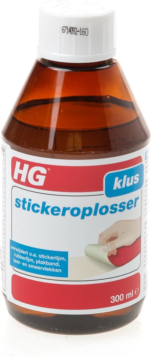 HG Stickerverwijderaar - 300ml - Eenvoudig In Gebruik - 100% Lijmrestenverwijdering 7 HG Stickerverwijderaar - 300ml - Eenvoudig In Gebruik - 100% Lijmrestenverwijdering - Afbeelding 5