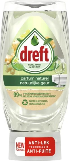 Dreft Natuurlijke Geur - Afwasmiddel - Bergamot & Gember - Ondersteboven Fles - Voordeelverpakking 8 X 370 Ml 18 Dreft Natuurlijke Geur - Afwasmiddel - Bergamot & Gember - Ondersteboven Fles - Voordeelverpakking 8 X 370 Ml -Schoonmaakartikelen Winkel 526x1200 1