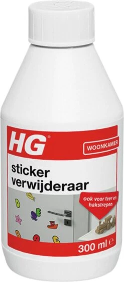 HG Stickerverwijderaar - 300ml - Eenvoudig In Gebruik - 100% Lijmrestenverwijdering 16 HG Stickerverwijderaar - 300ml - Eenvoudig In Gebruik - 100% Lijmrestenverwijdering -Schoonmaakartikelen Winkel 531x1200