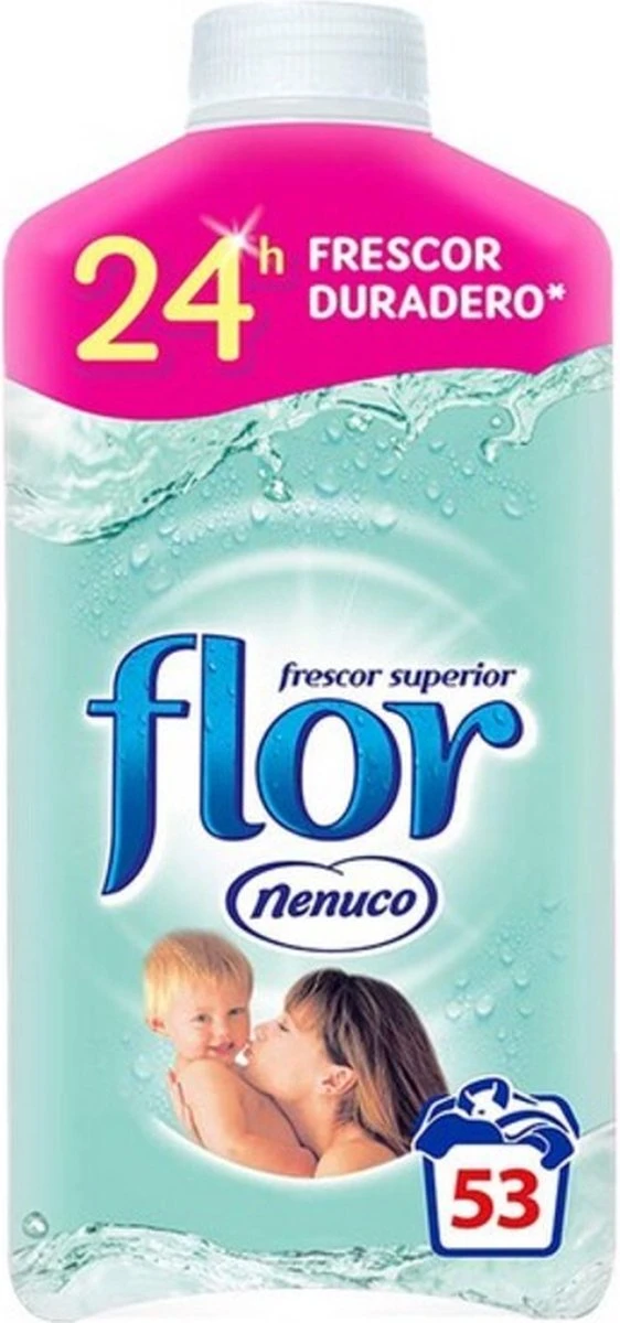 Merkloos Flor Wasverzachter - Nenuco 1100ml / 50 Wasbeurten 3 Merkloos Flor Wasverzachter - Nenuco 1100ml / 50 Wasbeurten