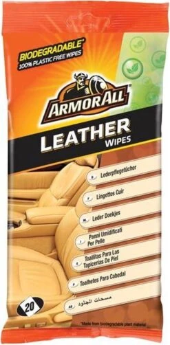 Armor All Reinigingsdoekjes Bio Leer 20 Stuks