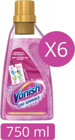 Vanish Oxi Advance Multicolor Power Gel - Voor Gekleurde En Witte Was - 750 ML X6 5 Vanish Oxi Advance Multicolor Power Gel - Voor Gekleurde En Witte Was - 750 ML X6 -Schoonmaakartikelen Winkel 640x1200
