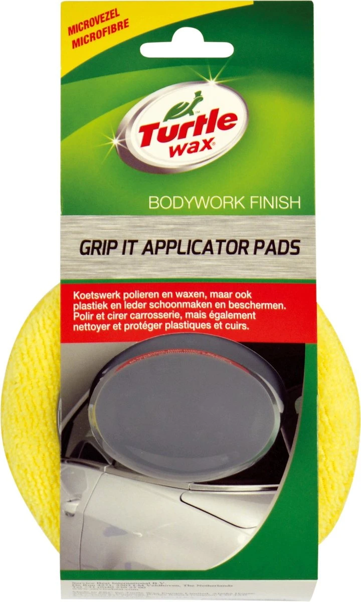 Turtle Wax X7132td Poetspad Grip It - 3 Stuks - Wax Aanbreng - Polijstpad Met Handvat - Schoonmaakspons Auto 9 Turtle Wax X7132td Poetspad Grip It - 3 Stuks - Wax Aanbreng - Polijstpad Met Handvat - Schoonmaakspons Auto - Afbeelding 7