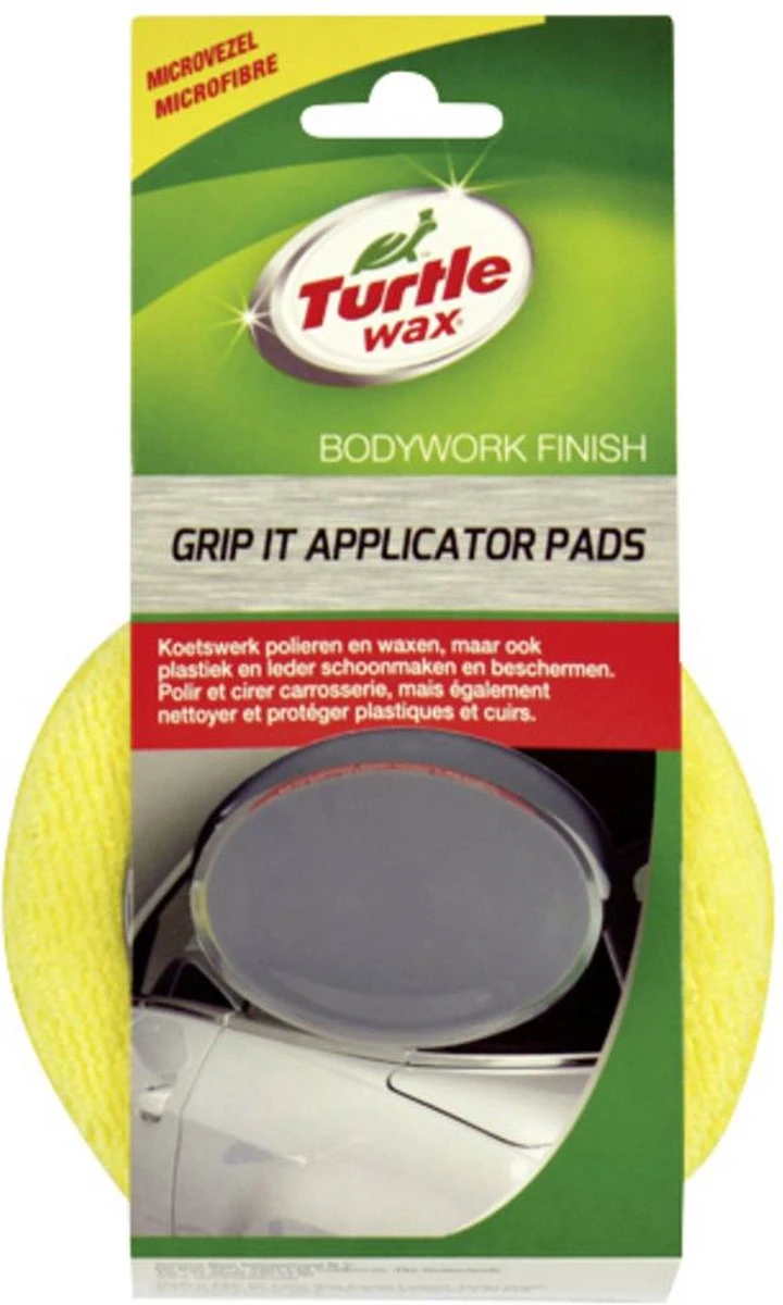 Turtle Wax X7132td Poetspad Grip It - 3 Stuks - Wax Aanbreng - Polijstpad Met Handvat - Schoonmaakspons Auto 11 Turtle Wax X7132td Poetspad Grip It - 3 Stuks - Wax Aanbreng - Polijstpad Met Handvat - Schoonmaakspons Auto - Afbeelding 9