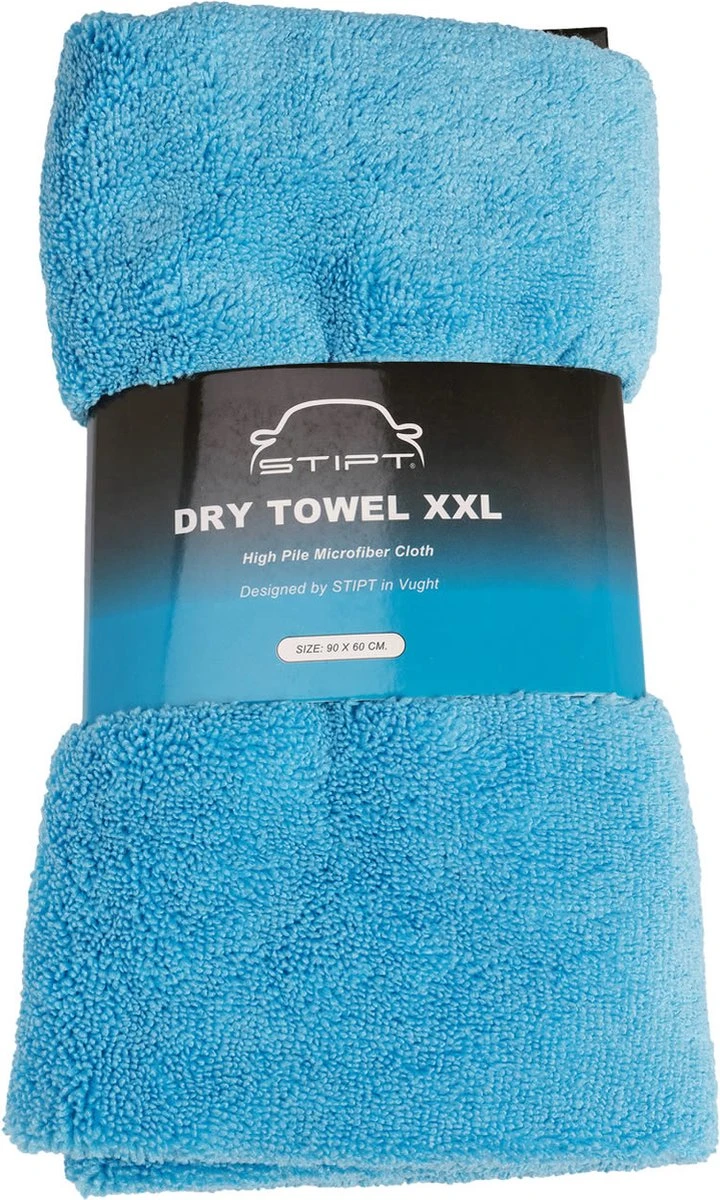 Stipt Dry Towel XXL - Stipt Hoogpolige Microvezeldoek 90x60cm -Blauw 3 Stipt Dry Towel XXL - Stipt Hoogpolige Microvezeldoek 90x60cm -Blauw