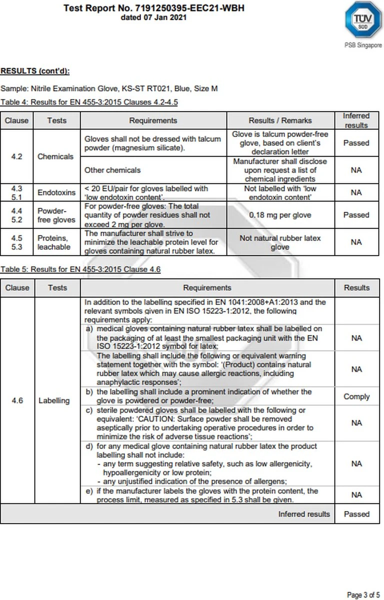 100 Medische Nitril Onderzoekshandschoenen | Kingfa KS-ST RT021 9 100 Medische Nitril Onderzoekshandschoenen | Kingfa KS-ST RT021 - Afbeelding 7