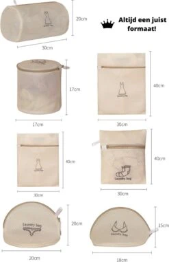 V&P Black Crown Waszakken Set Met Rits - Wasnet - Waszak - Waszakken Set Van 7 Voor Wasgoed - Waszakje Lingerie - Waszak Bh - Divers Delicaat Wasgoed - Wasnet Groot - Wasmachine Zakjes - Laundry Bag Set 9 V&P Black Crown Waszakken Set Met Rits - Wasnet - Waszak - Waszakken Set Van 7 Voor Wasgoed - Waszakje Lingerie - Waszak Bh - Divers Delicaat Wasgoed - Wasnet Groot - Wasmachine Zakjes - Laundry Bag Set -Schoonmaakartikelen Winkel 777x1200