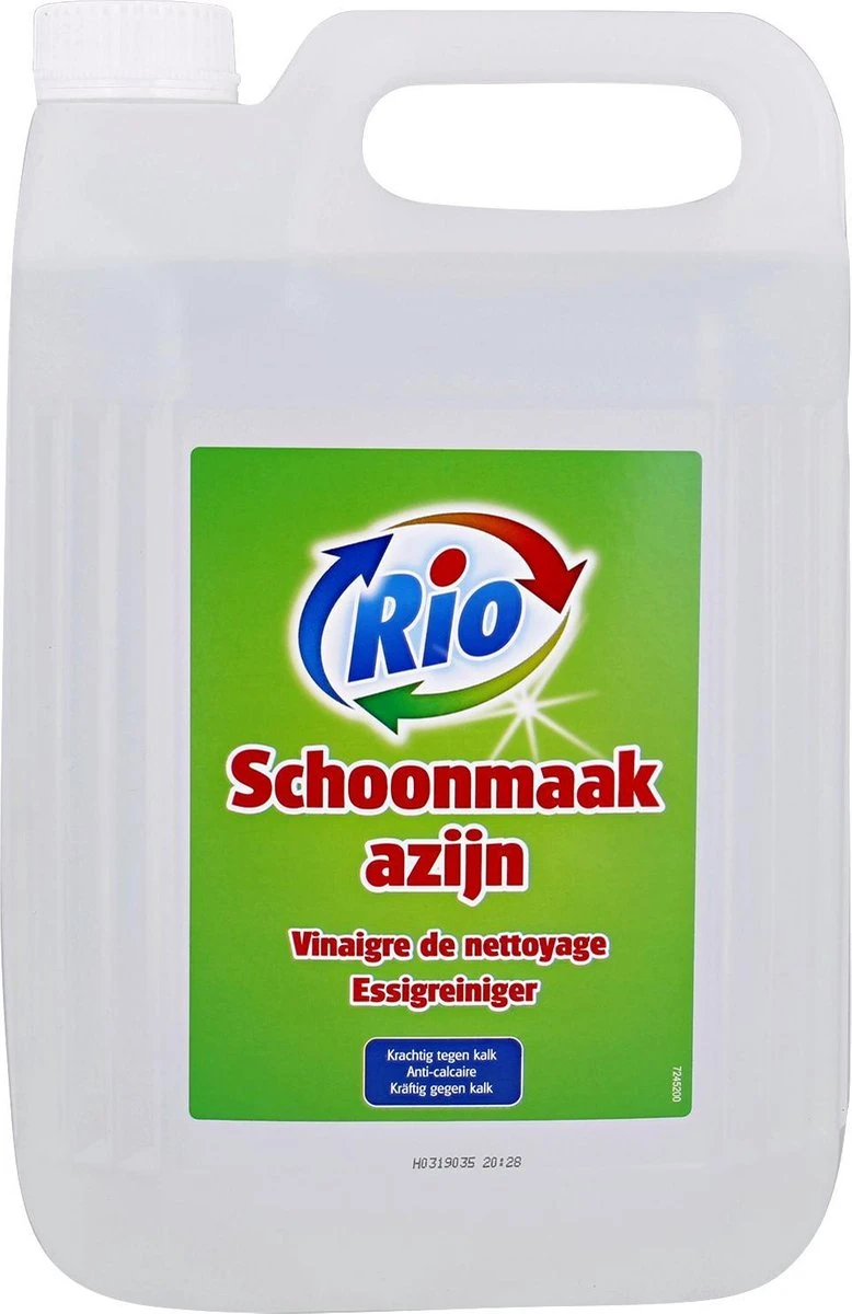 Schoonmaakazijn - Rio Schoonmaak Azijn - Schoonmaakazijn 5L 3 Schoonmaakazijn - Rio Schoonmaak Azijn - Schoonmaakazijn 5L