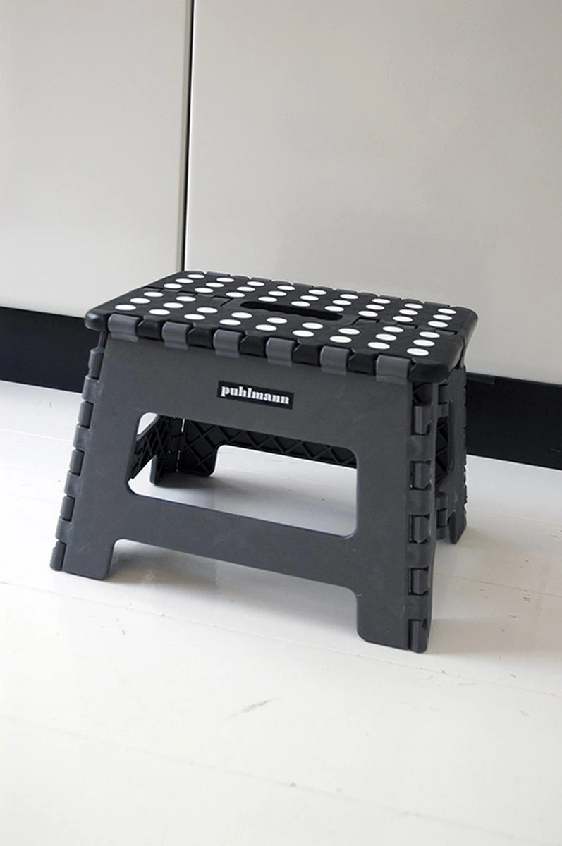 PUHLMANN - Inklapbare Kruk, JAMES, Plastic, Grijs, 22 Cm Hoog, Max 100 Kilo 8 PUHLMANN - Inklapbare Kruk, JAMES, Plastic, Grijs, 22 Cm Hoog, Max 100 Kilo - Afbeelding 6