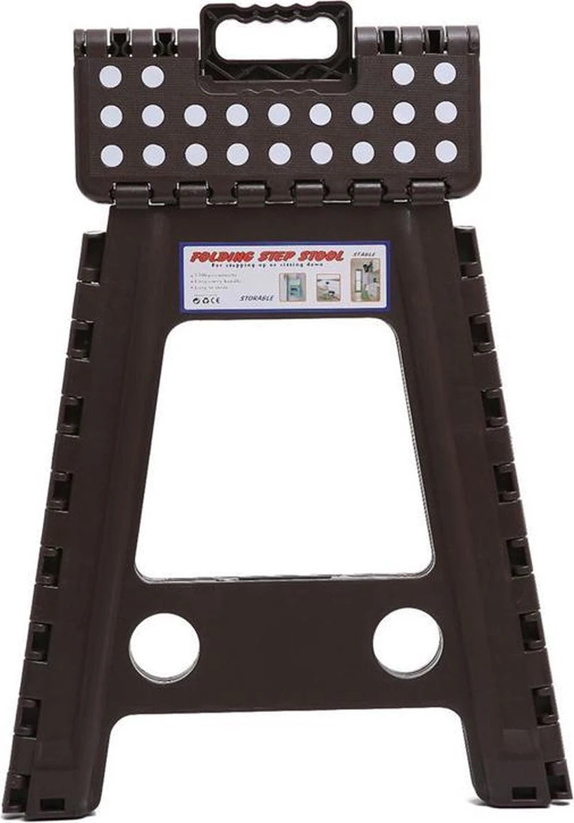 Merkloos Verdikt Kunststof Klapkruk-draagbaar-opvouwbare Kruk-Met Antislip Oppervlak Zwart 29x22cmx45cm 7 Merkloos Verdikt Kunststof Klapkruk-draagbaar-opvouwbare Kruk-Met Antislip Oppervlak Zwart 29x22cmx45cm - Afbeelding 5