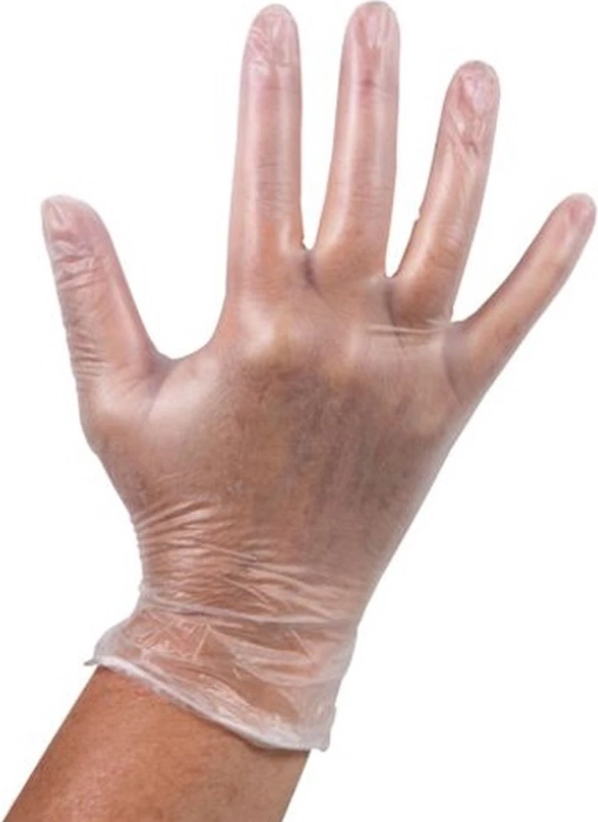 Merkloos Wegwerp Handschoenen - Vinyl Handschoenen - Poedervrij - Wit - Maat M - 100 Stuks 3 Merkloos Wegwerp Handschoenen - Vinyl Handschoenen - Poedervrij - Wit - Maat M - 100 Stuks