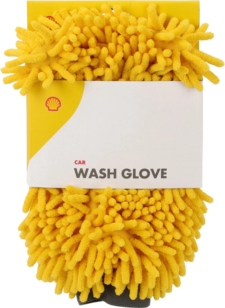 Shell Auto Washandschoen - Schoonmaak Handschoen - Auto Washandschoen - Schoonmaakhandschoenen - Washandschoen Auto - Geel 4 Shell Auto Washandschoen - Schoonmaak Handschoen - Auto Washandschoen - Schoonmaakhandschoenen - Washandschoen Auto - Geel - Afbeelding 2