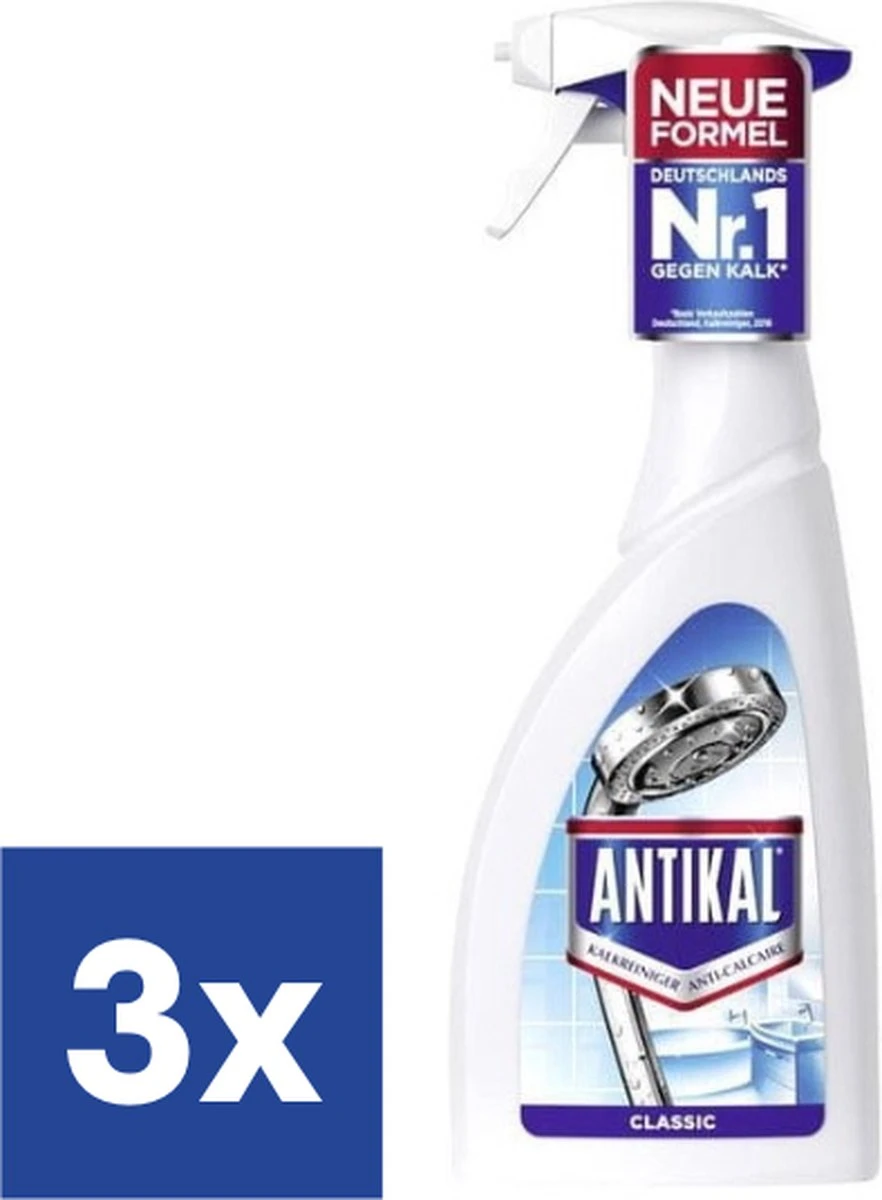 Antikal Classic Ontkalker - 3 X 750 Ml 3 Antikal Classic Ontkalker - 3 X 750 Ml