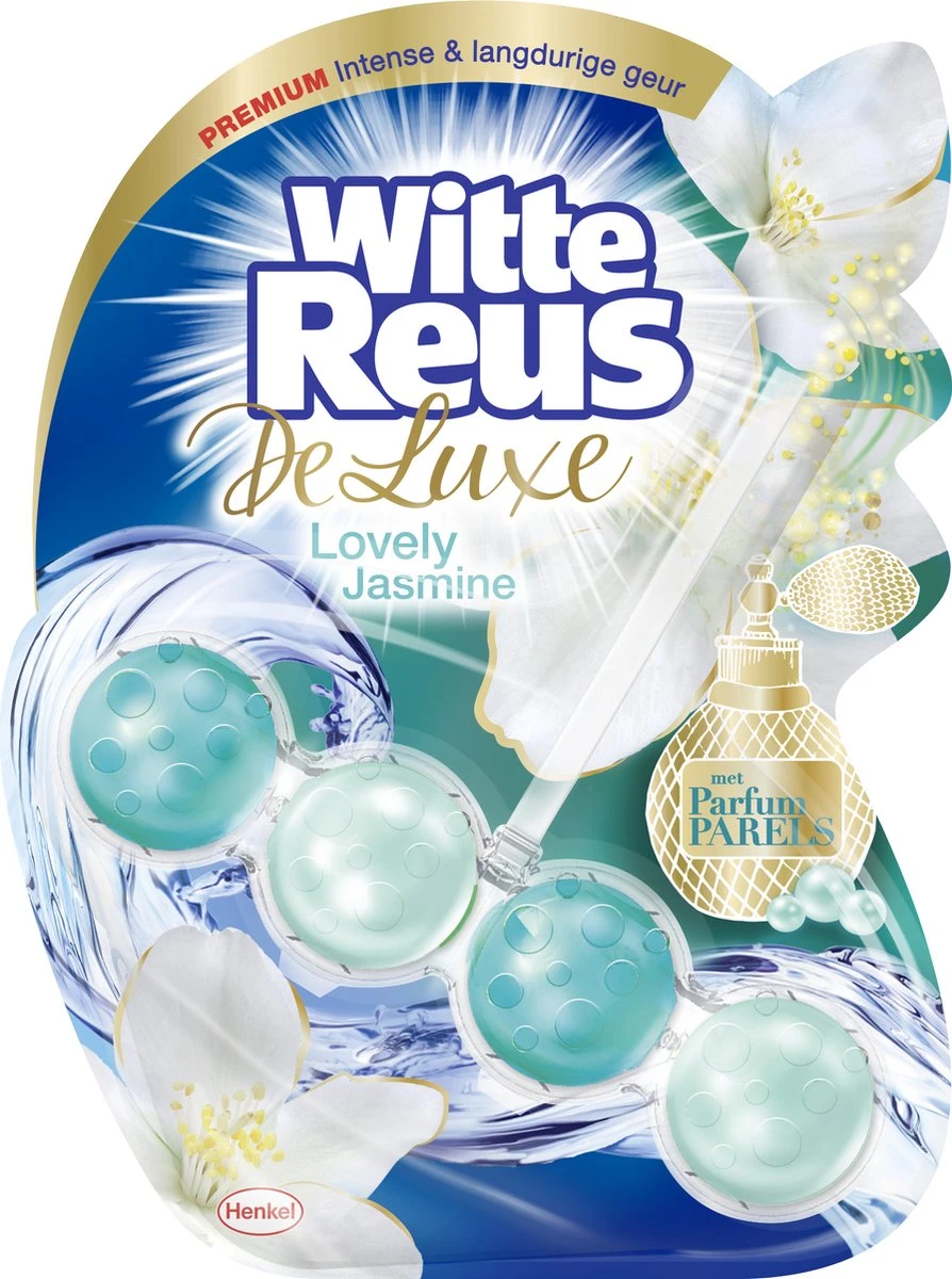 Witte Reus DeLuxe Toiletblok - Lovely Jasmine - WC Blokjes Voordeelverpakking - 10 Stuks 5 Witte Reus DeLuxe Toiletblok - Lovely Jasmine - WC Blokjes Voordeelverpakking - 10 Stuks - Afbeelding 3