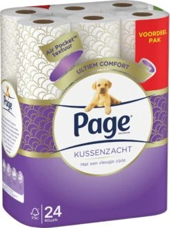 Page Toiletpapier - Kussenzacht Wc Papier - Voordeelverpakking - 24 Rollen 17 Page Toiletpapier - Kussenzacht Wc Papier - Voordeelverpakking - 24 Rollen -Schoonmaakartikelen Winkel 896x1200 2