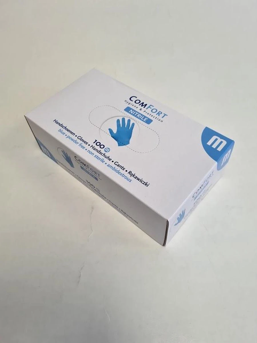 Merkloos Comfort Nitril Wegwerp Handschoenen - Poedervrij - Blauw - Maat M - 100 Stuks 7 Merkloos Comfort Nitril Wegwerp Handschoenen - Poedervrij - Blauw - Maat M - 100 Stuks - Afbeelding 5
