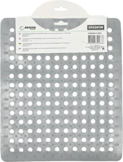 Merkloos Gootsteenmat PVC Vierkant Grijs 28 Cm 9 Merkloos Gootsteenmat PVC Vierkant Grijs 28 Cm -Schoonmaakartikelen Winkel 916x1200 3