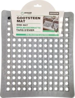 Merkloos Gootsteenmat PVC Vierkant Grijs 28 Cm 11 Merkloos Gootsteenmat PVC Vierkant Grijs 28 Cm -Schoonmaakartikelen Winkel 918x1200 2