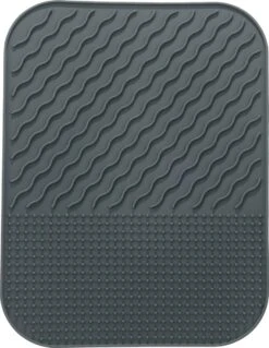 YUNICS® Afdruipmat - Afdruiprek - Vaat Afwas Droogmat - Pannenonderzetter - Hitte Bestendig - 34x27 Cm