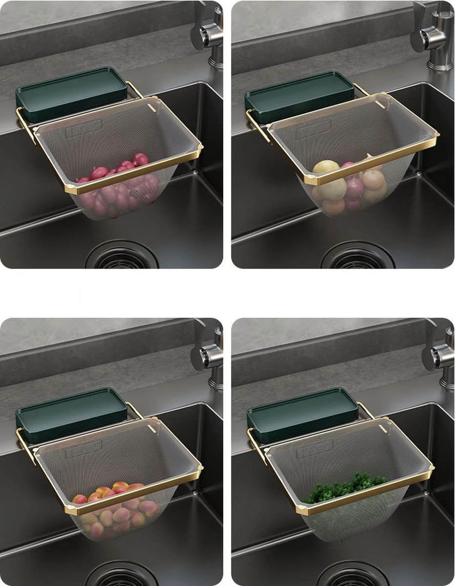 Merkloos Gootsteen Organizer - Gootsteen Afval Netje - Gootsteenontstopper -Gootsteen Zeef Netto- Sink Filter Rack Anti-Blokkeren Wegwerp-Fijne Mesh Filter Aanrecht Zeef Mesh Tas Voor Keuken- Spoelbak - Incl. 50 Netjes 4 Merkloos Gootsteen Organizer - Gootsteen Afval Netje - Gootsteenontstopper -Gootsteen Zeef Netto- Sink Filter Rack Anti-Blokkeren Wegwerp-Fijne Mesh Filter Aanrecht Zeef Mesh Tas Voor Keuken- Spoelbak - Incl. 50 Netjes - Afbeelding 2