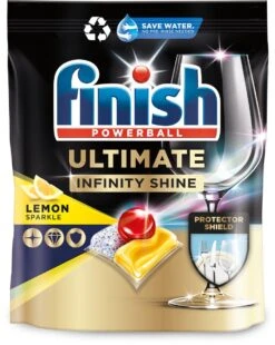 Finish Ultimate Infinity Shine Citroen Vaatwastabletten - 80 Capsules -Schoonmaakartikelen Winkel 957x1200